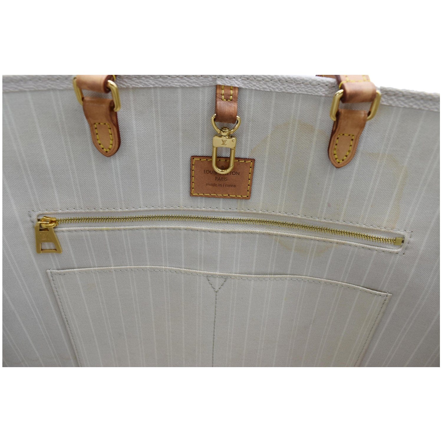 LOUIS VUITTON BY THE POOL ONTHEGO GM PEACH BRUME MIST GRAY GIANT MONOGRAM  BAG