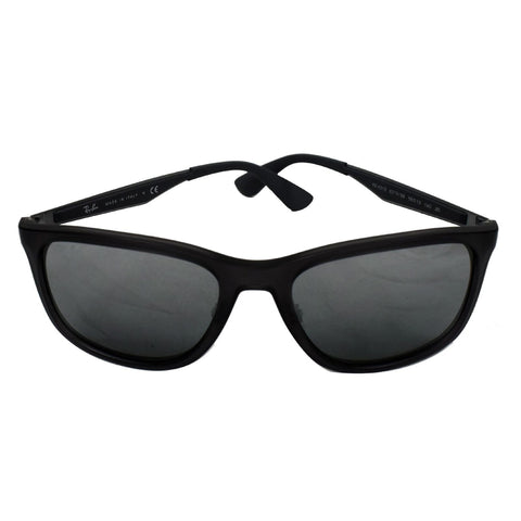 RAY-BAN RB4313-637988 Sunglasses Grey Silver Mirror Gradient Lens