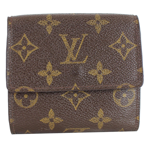 Louis Vuitton Monogram Canvas Elise Bifold Wallet LV logo