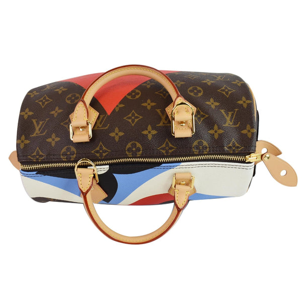 LOUIS VUITTON Game On Speedy 30 Bandouliere Monogram Canvas Shoulder Bag Brown