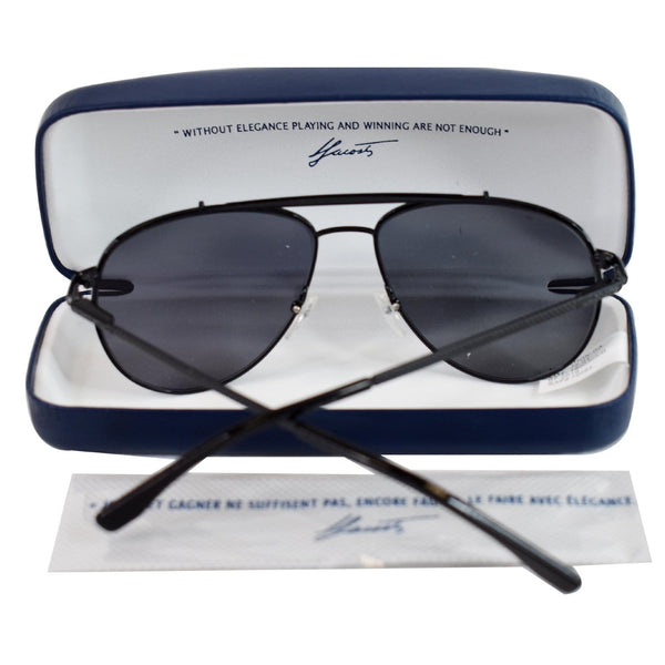 Lacoste Pilot Unisex Black Sunglasses for men and women