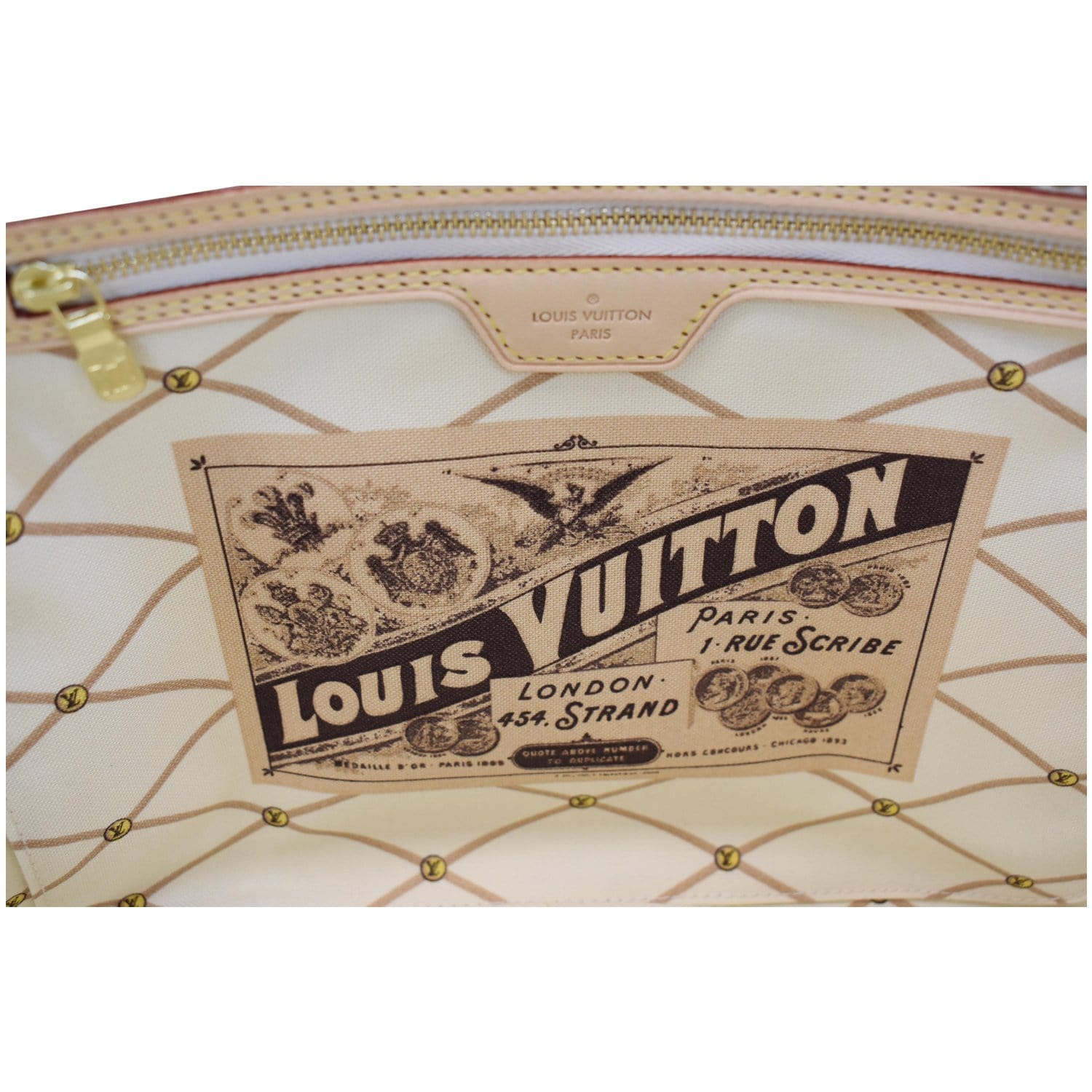 LOUIS VUITTON Monogram Summer Trunk Neverfull MM Tote Bag M41390 Auth 30117A
