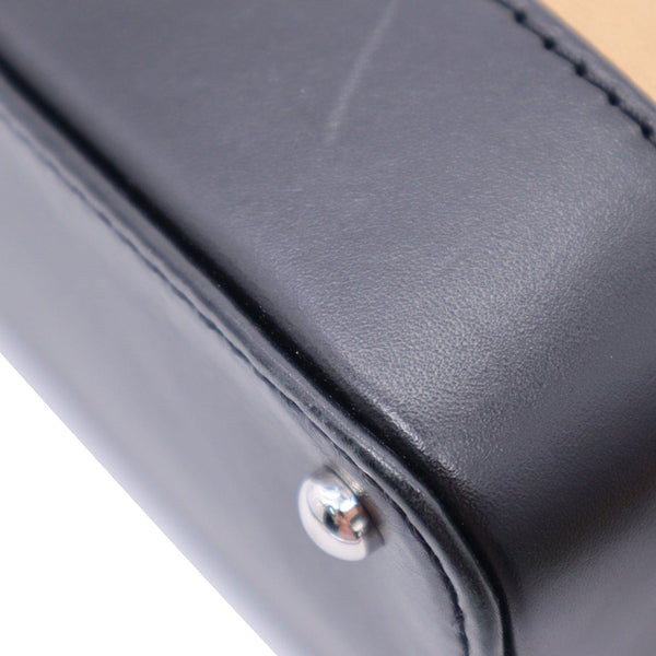 CHANEL Classic Flap Lambskin Leather Tote Bag Beige/Black