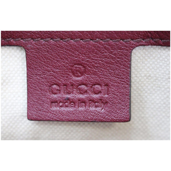 GUCCI Bree GG Guccissima Leather Shoulder Bag Dusty Rose 323673