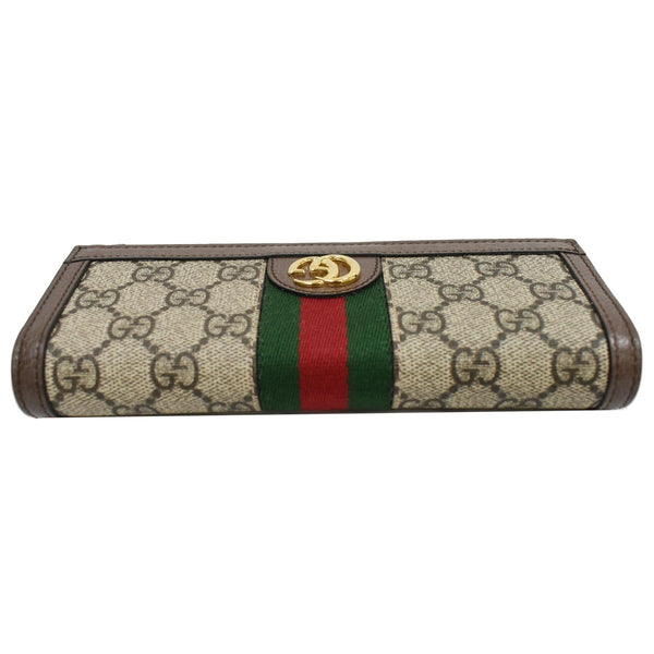Gucci Ophidia GG Continental Supreme Canvas Wallet - GG logo