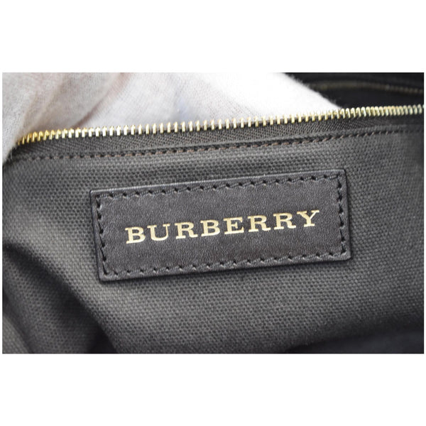 BURBERRY Medium Primrose Haymarket Check Tote Bag Chocolate