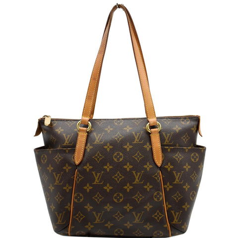 LOUIS VUITTON Totally PM Monogram Canvas Shoulder Bag Brown