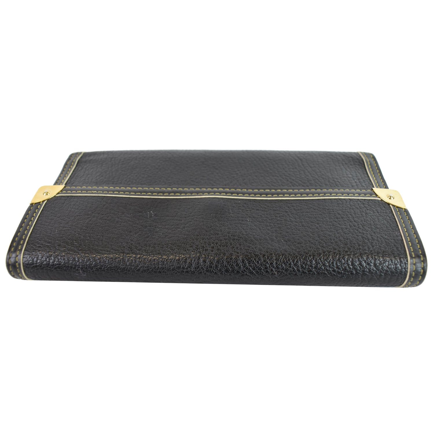 Louis Vuitton Ivory Suhali Leather Le somptueux Compact Portefeuille Wallet 858060