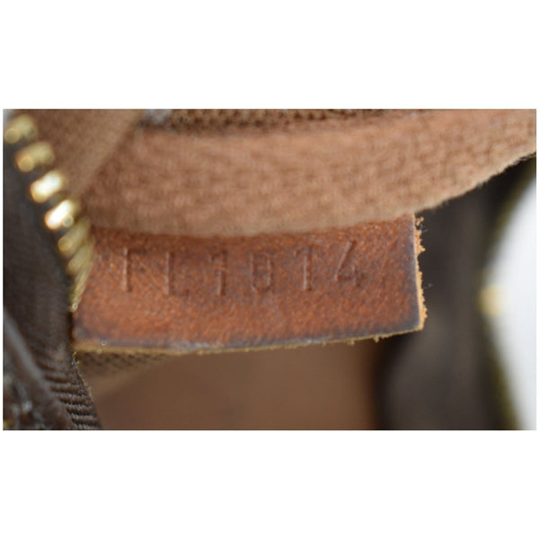 LOUIS VUITTON Mini Pochette Monogram Canvas Accessories Pouch Bag Brown