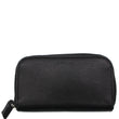PRADA Saffiano Leather Key Case Holder Black - Final Sale