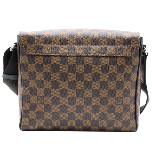 LOUIS VUITTON District PM Damier Ebene Canvas Messenger Bag Brown