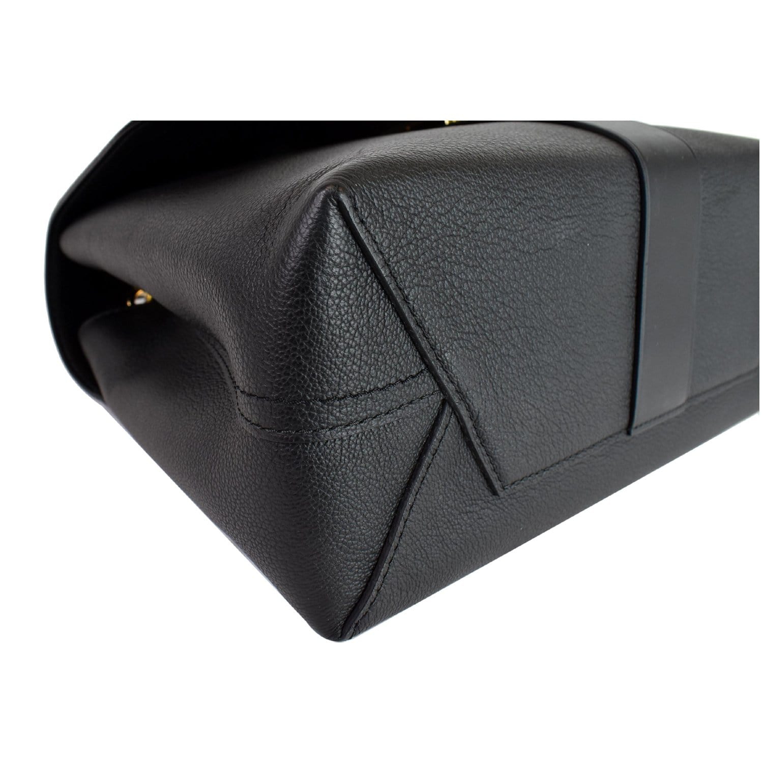 Leather Replacement Top Handle in Black for Designer Bags and LV NeoNoe (  ¾” Wide - 11.4” long)