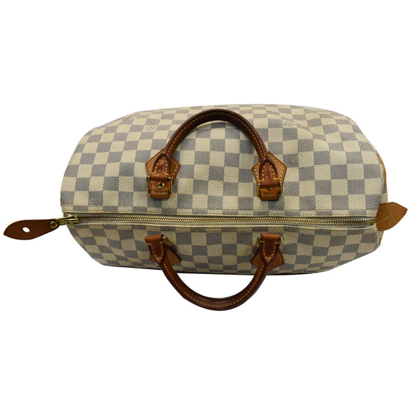 Louis Vuitton Speedy 35 Damier Azur Shoulder Handbag