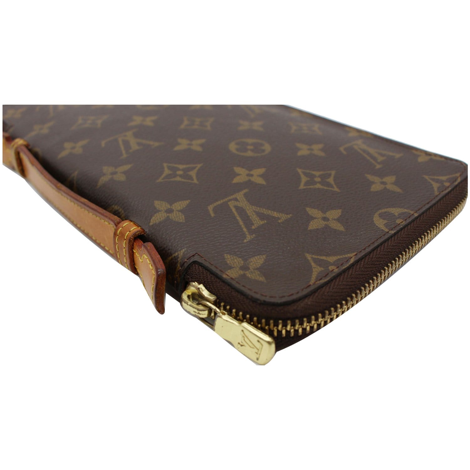 LOUIS VUITTON Zippy XL Monogram Canvas Organizer Wallet Brown