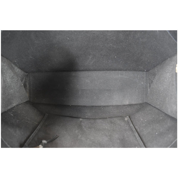 YVES SAINT LAURENT Rive Gauche Leather Tote Bag Black