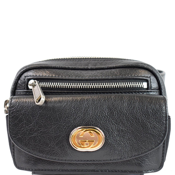 Gucci Morpheus Leather Belt Bag Black Model 597676