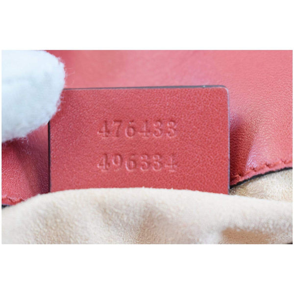 Gucci GG Marmont Matelasse Leather Super Mini Bag code