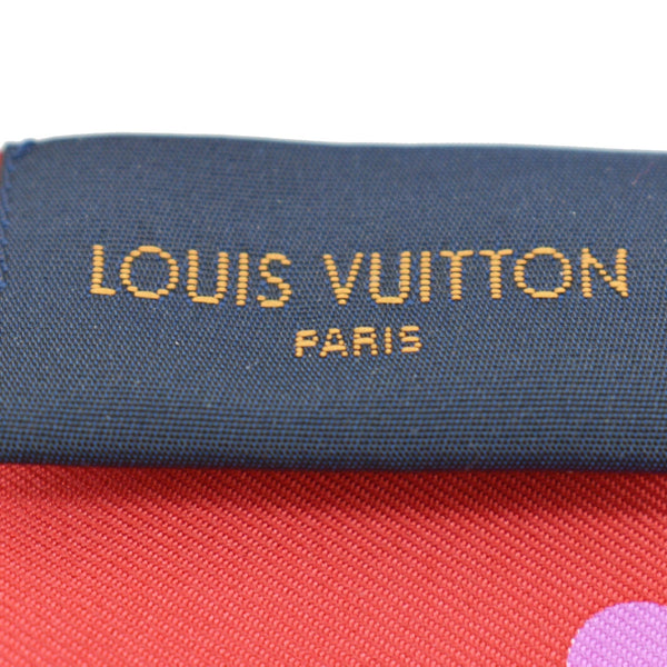 LOUIS VUITTON Confidential Silk Monogram Bandeau Pink
