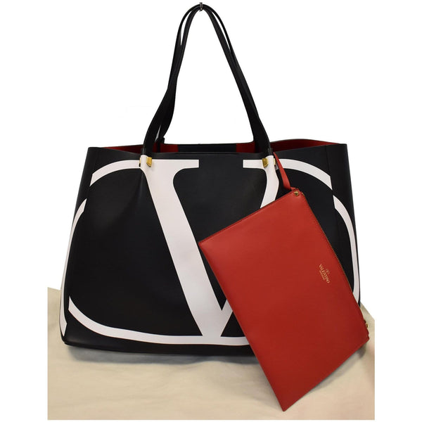 Valentino Sac Medium Shopping V Logo Escape Leather Tote Bag | DDH