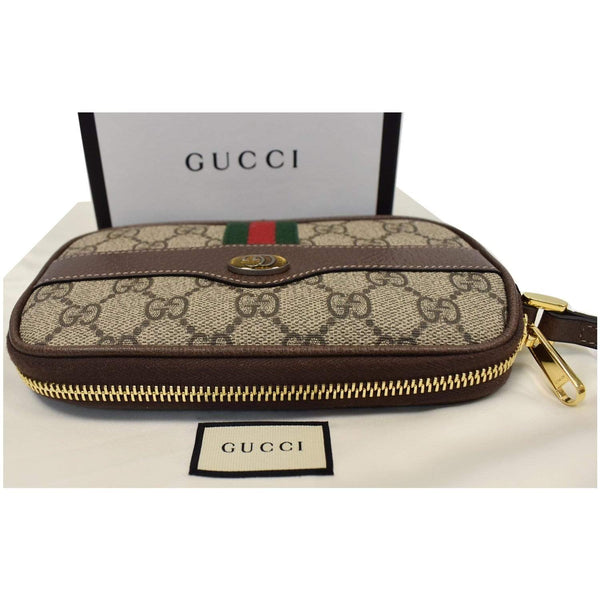 Gucci Ophidia GG Supreme Monogram Phone Case zip wallet