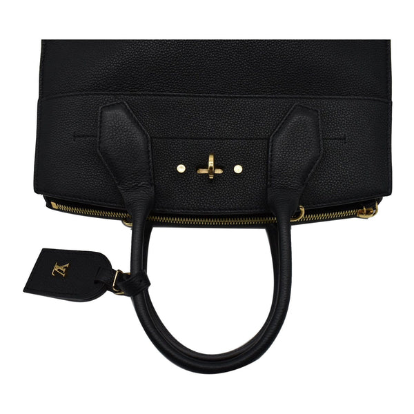 Louis Vuitton City Steamer MM Leather Handbag - top zip veiw