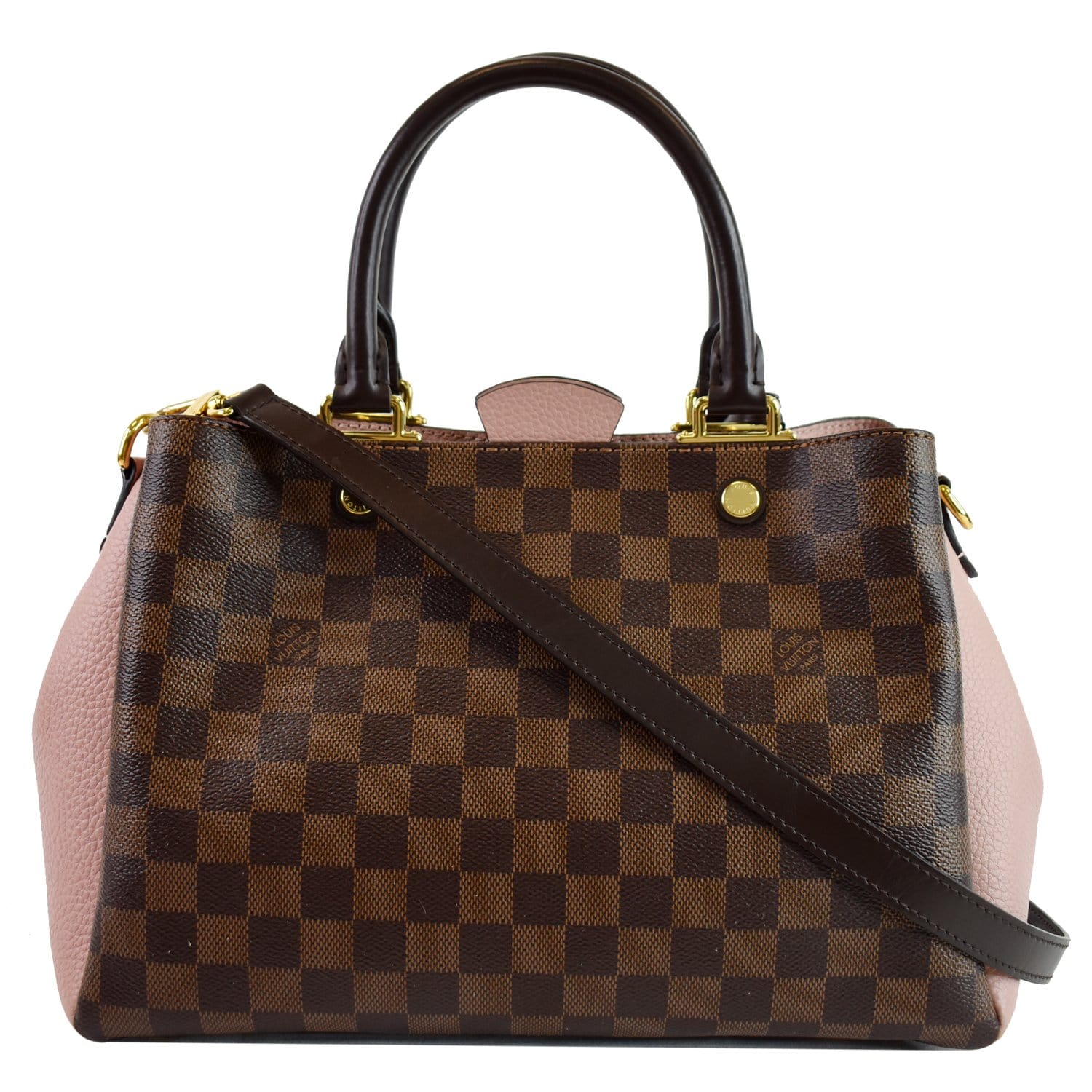 Louis Vuitton - Authenticated Double Zip Handbag - Cloth Brown Abstract for Women, Never Worn