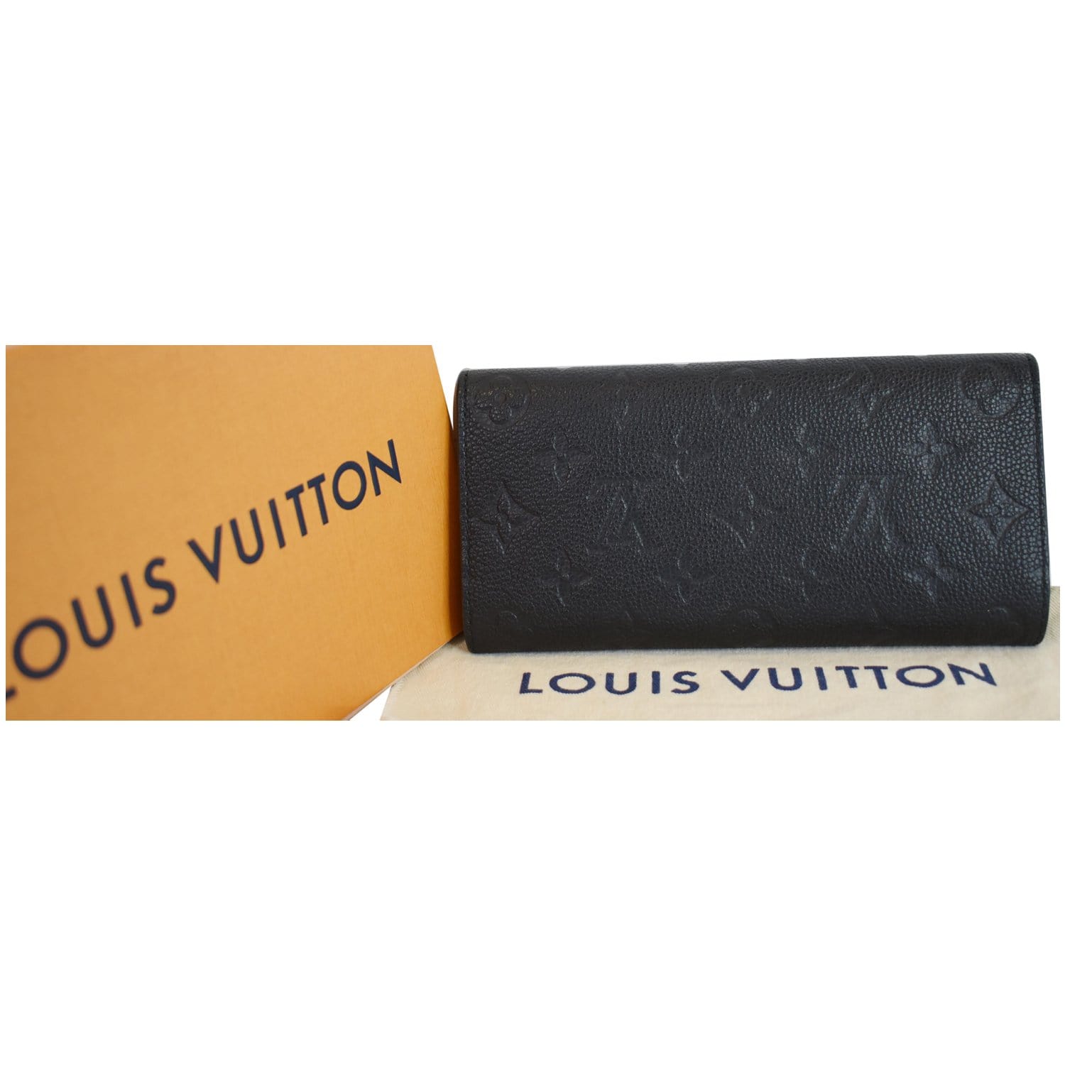 Louis Vuitton Wallet Zippered Insert Josephine Monogram Empreinte Black in  Empreinte Leather with Gold-tone - US