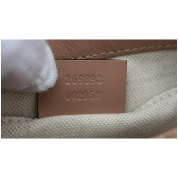 Gucci Mayfair Small Bow GG Canvas Shoulder Bag - serial code