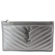 Yves Saint Laurent Matelasse Bill Grain De Poudre Zip Pouch