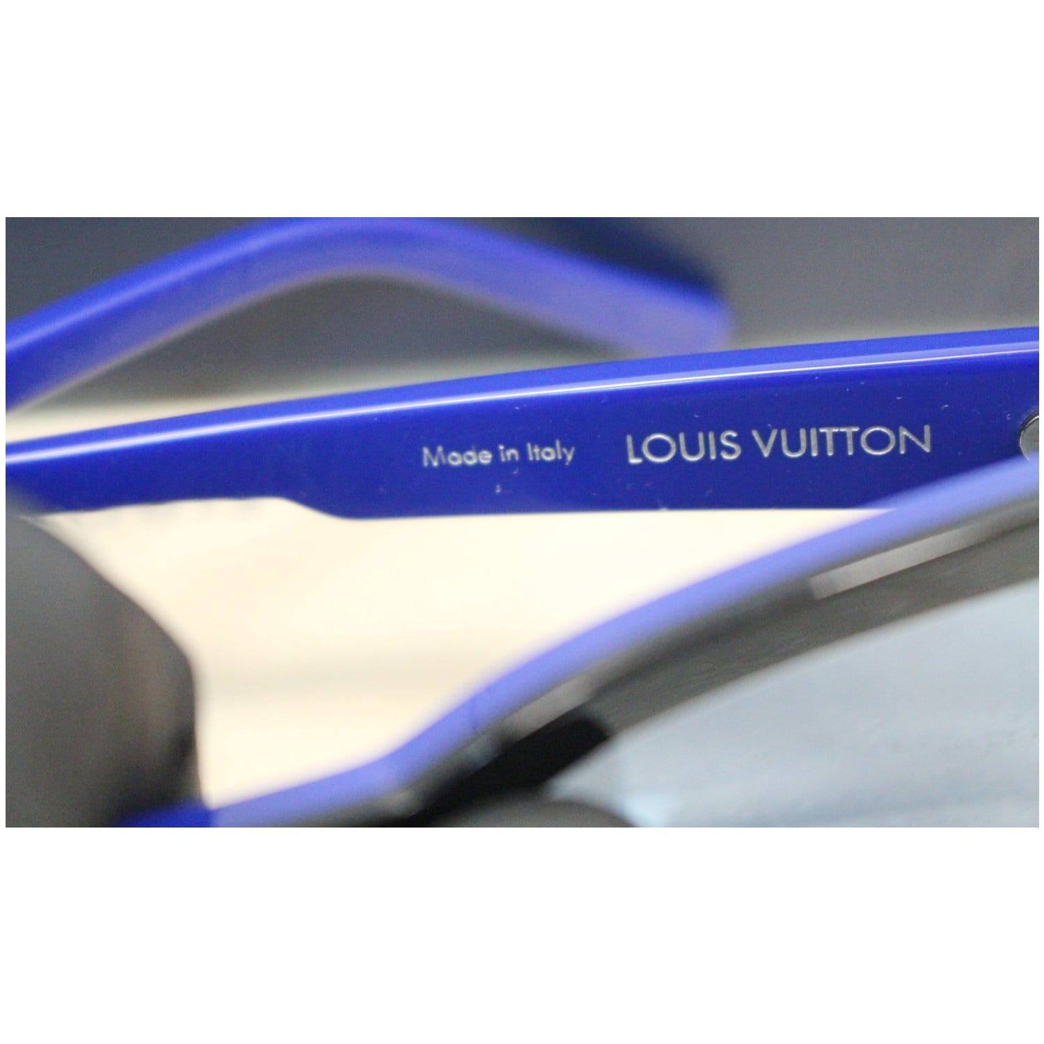 LOUIS VUITTON Z1593E LV Crash Mask Sunglasses Black Plastic Men's  Eyewear 190