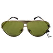Givenchy GV 7128/S PEF Aviator Unisex Gold Sunglasses Green Lens