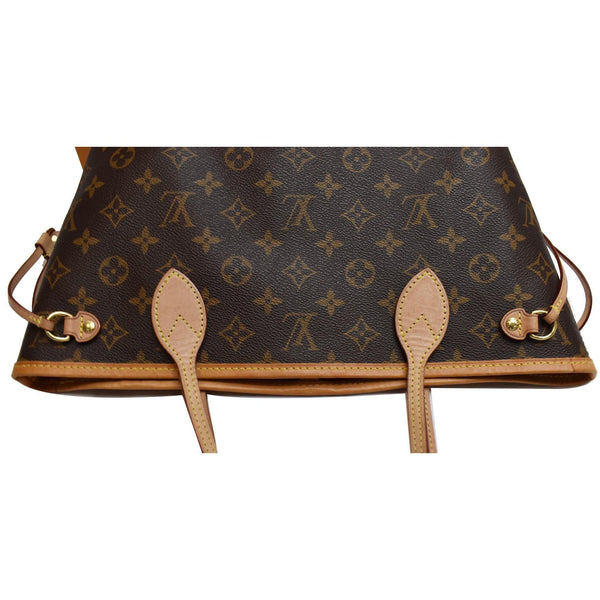 LOUIS VUITTON Neverfull PM Monogram Canvas Tote Bag Brown