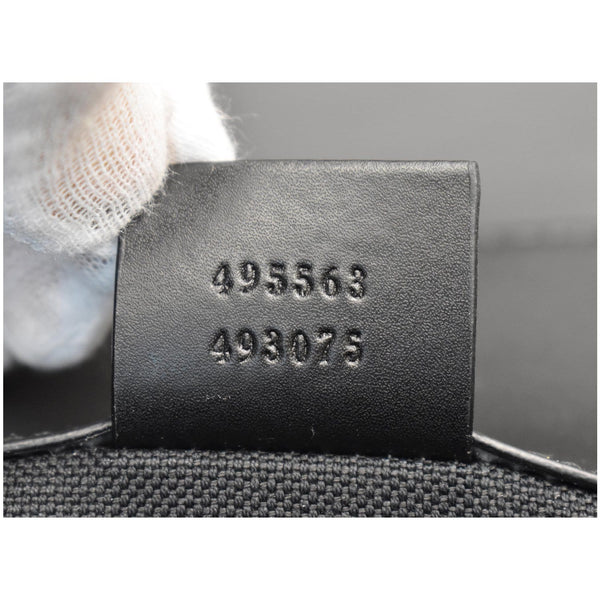 GUCCI Bestiary Tigers GG Supreme Microfiber Backpack Bag 495563 Black