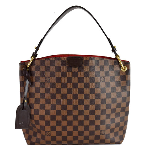 LOUIS VUITTON Graceful PM Damier Ebene Shoulder Bag Brown