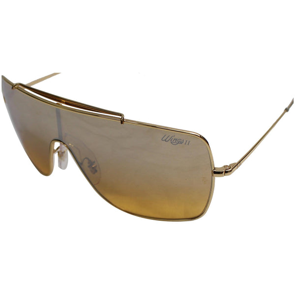 RAY-BAN RB3697 9050/Y1 Wings II Sunglasses Orange Silver Mirror Gradient Lens