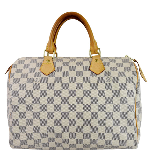 Louis Vuitton Damier Azur Speedy 30 Satchel Handbag for women