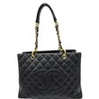 CHANEL Grand Shopping GST Caviar Leather Tote Bag Black