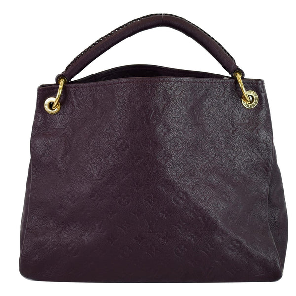 LOUIS VUITTON Artsy MM Empreinte Leather Shoulder Bag Aube
