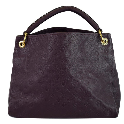 LOUIS VUITTON Artsy MM Empreinte Leather Shoulder Bag Aube