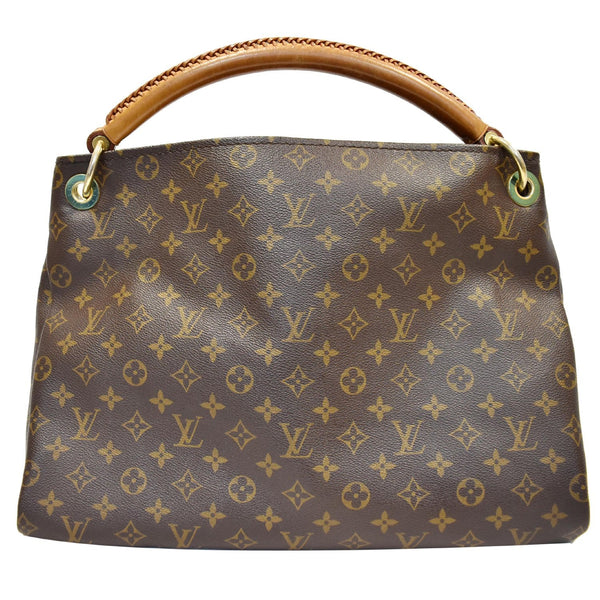 LOUIS VUITTON Artsy MM Monogram Canvas Shoulder Bag Brown