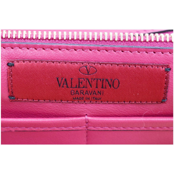 VALENTINO Rockstud Leather Medium Tote Shoulder Bag Pink