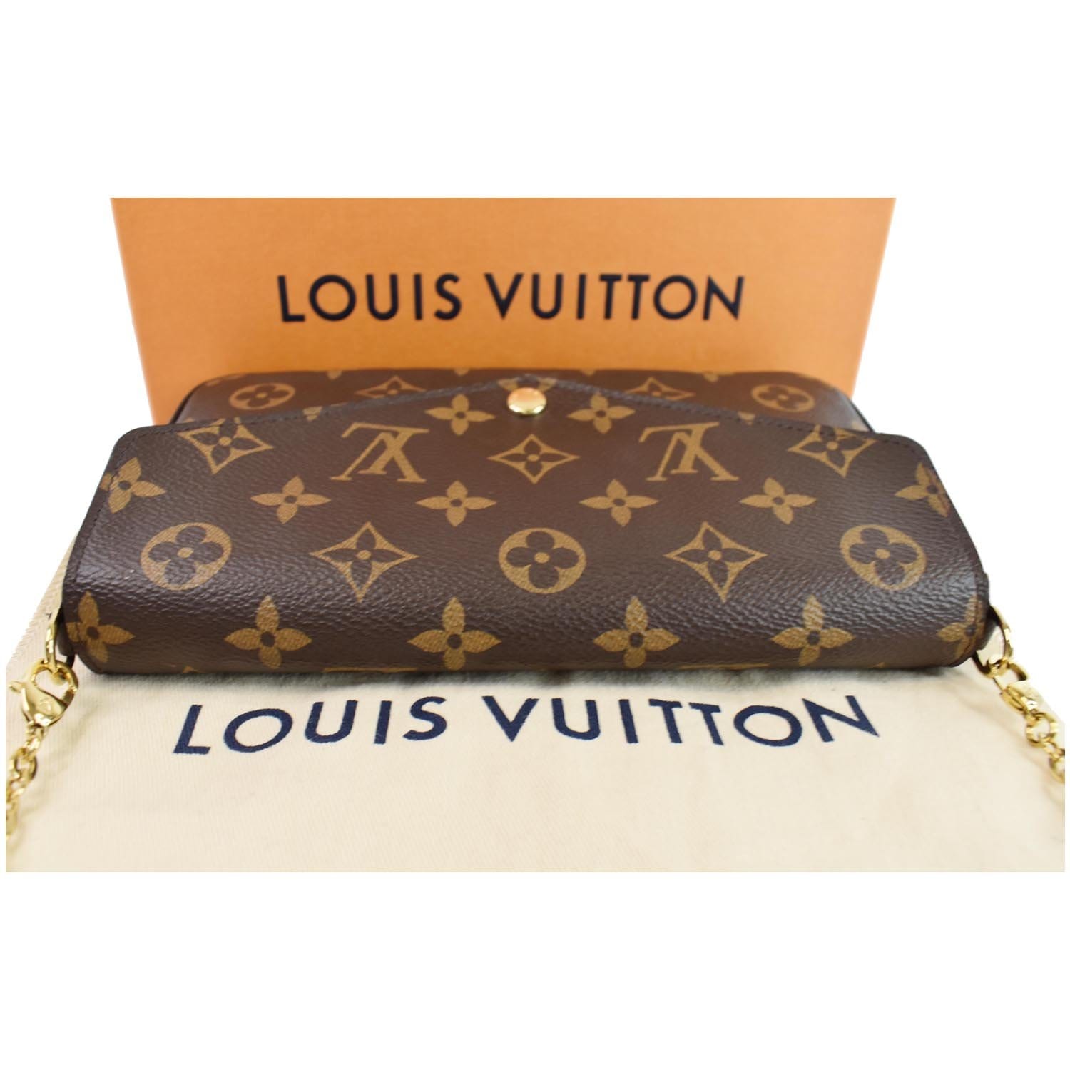 Buy Louis Vuitton Felicie Pochette Monogram Canvas Brown 2449601
