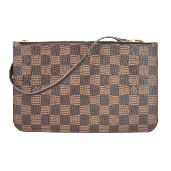 Louis Vuitton Pochette Pouch Damier Ebene Neverfull GM brown