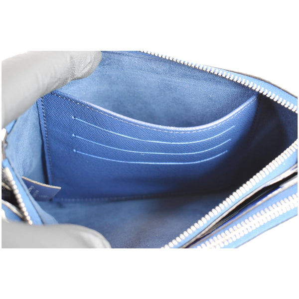 Louis Vuitton Escale Pochette Double Zip Chain Pouch - internal pockets