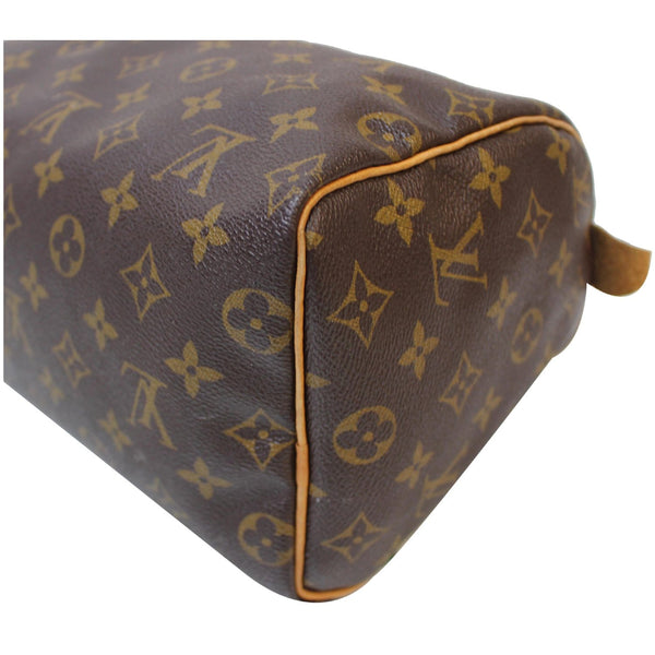 Louis Vuitton Speedy 25 Monogram Canvas Logo Bag 