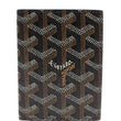 GOYARD Bi-Fold Coated Canvas Wallet Black