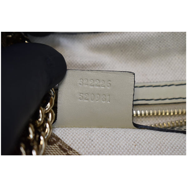 Gucci Emily Medium GG Canvas Hobo Shoulder Bag Beige serial code