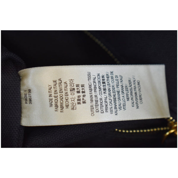 BURBERRY Large Banner House Check Leather  Tote Shoulder Bag Black