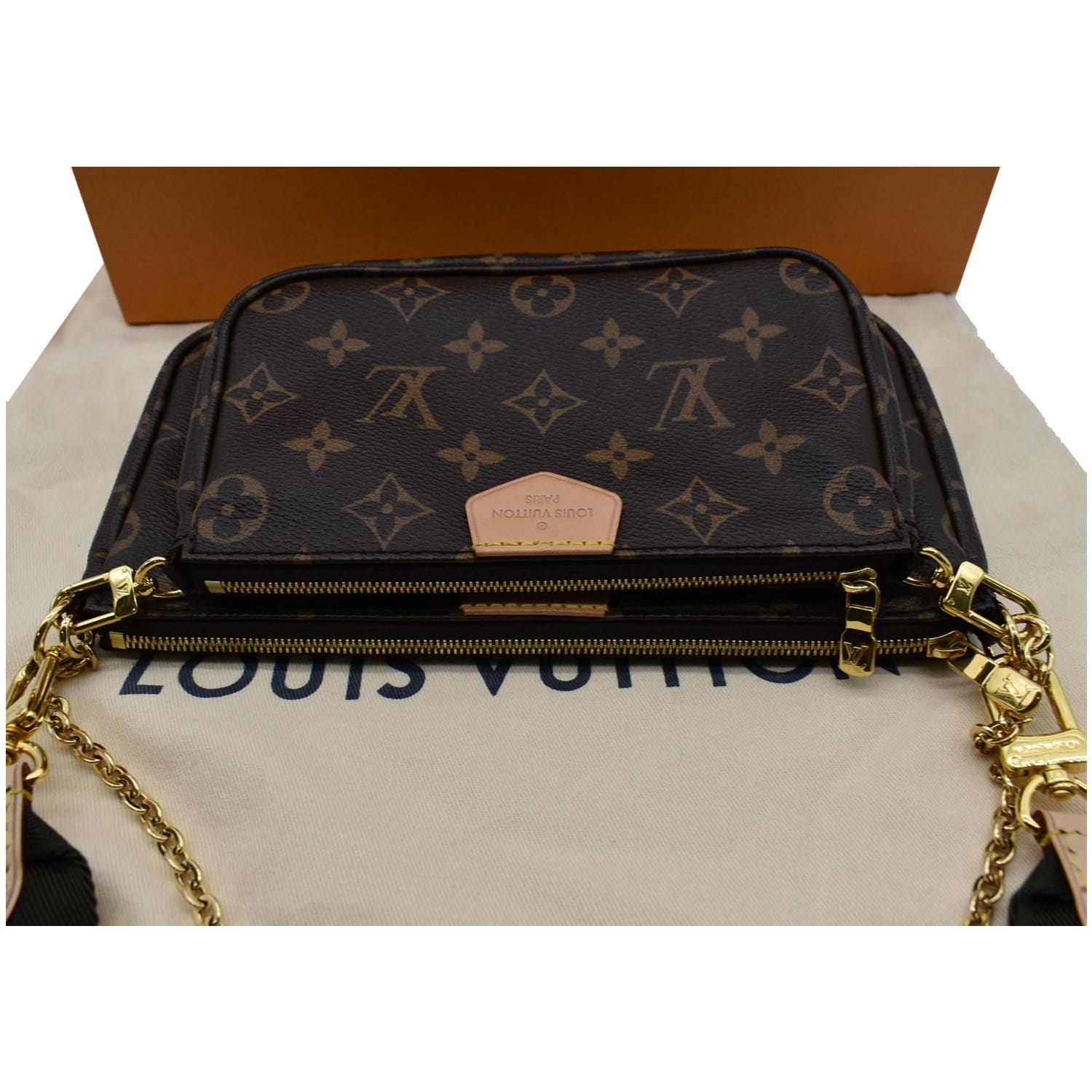 lv clutch bag with chain