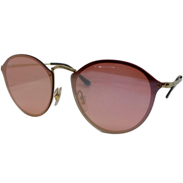 Ray-Ban Blaze Round Metal Sunglasses model RB3574N 001/E4